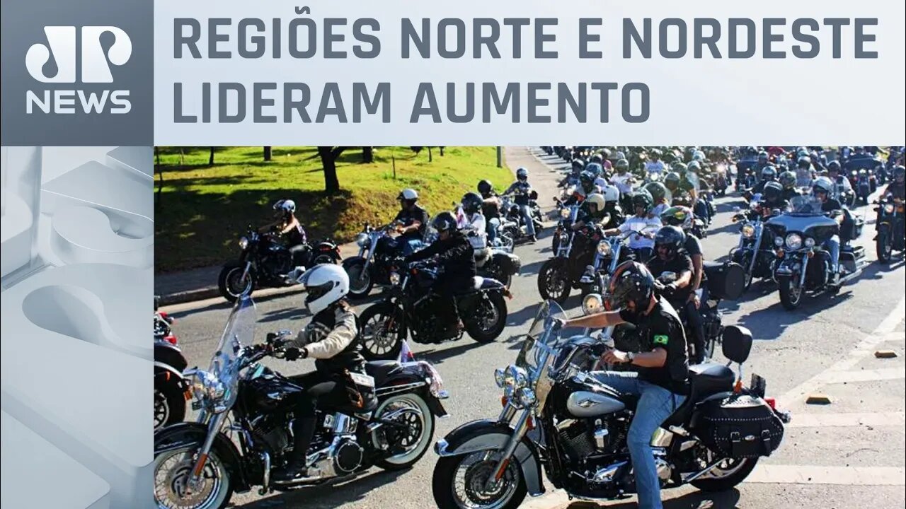 Brasil ganha 12 milhões de motociclistas em 10 anos