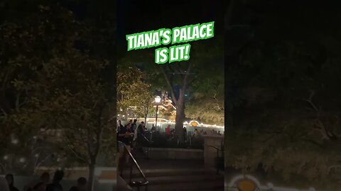 Tiana’s Palace is lit! #disneyland #tianaspalace #tiana #neworleanssquare #almostthere