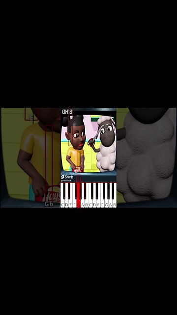 What the (@GH.S) AMANDA THE ADVENTURER ANIMATION - Octave Piano Tutorial