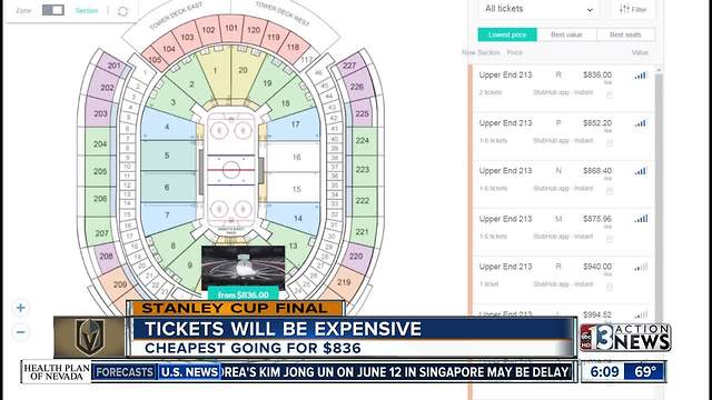 Stanley Cup Final tickets going for big bucks