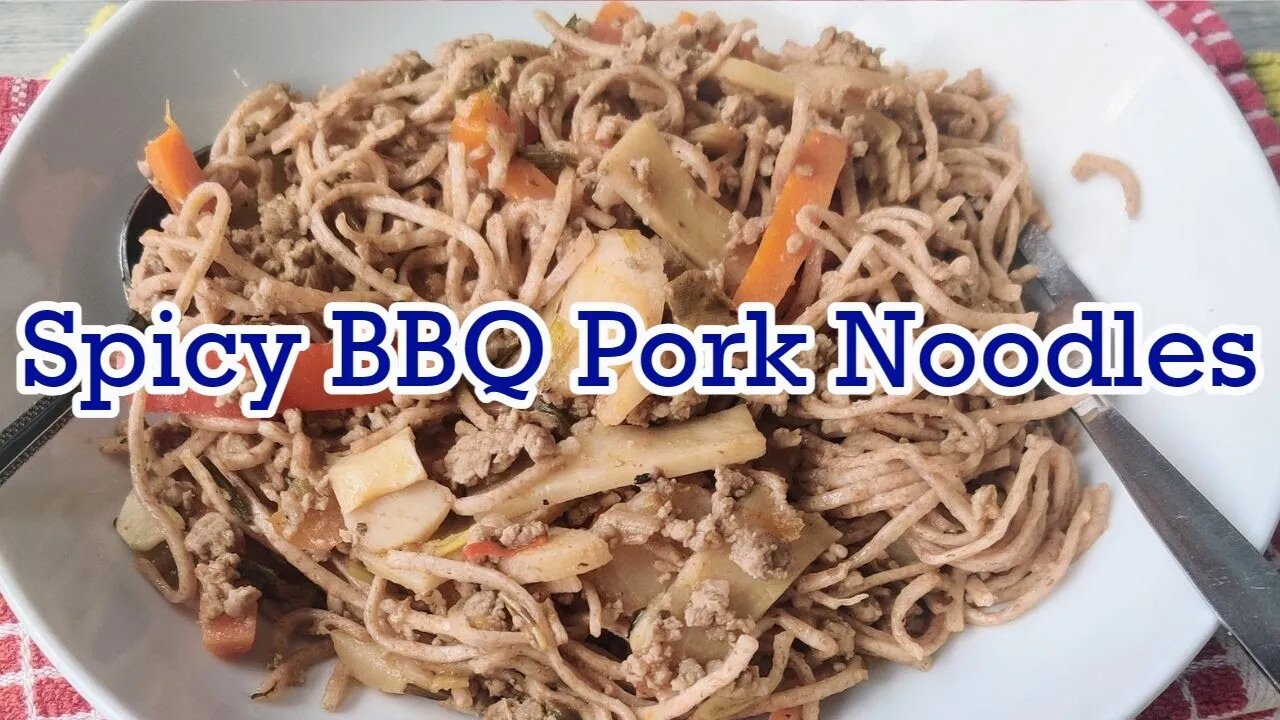 Smokey BBQ Pork Noodles