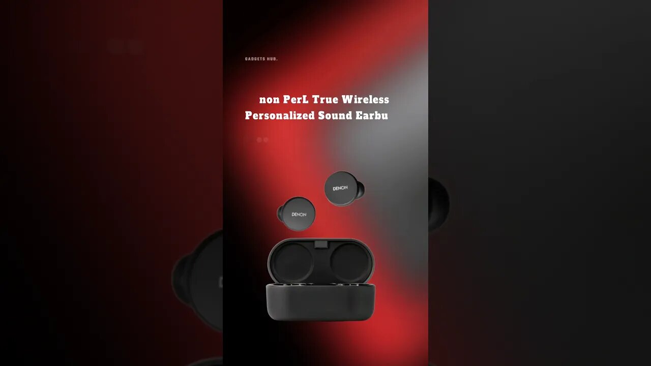 Denon PerL True Wireless Personalized Sound Earbuds #earbuds #shortvideo