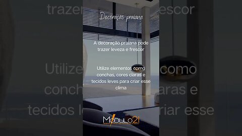 A decoração praiana pode trazer leveza e frescor