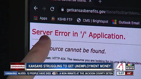 Kansans struggle to get unemployment money