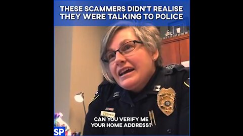 Scammer Calles Cops . Get shock of lifetime