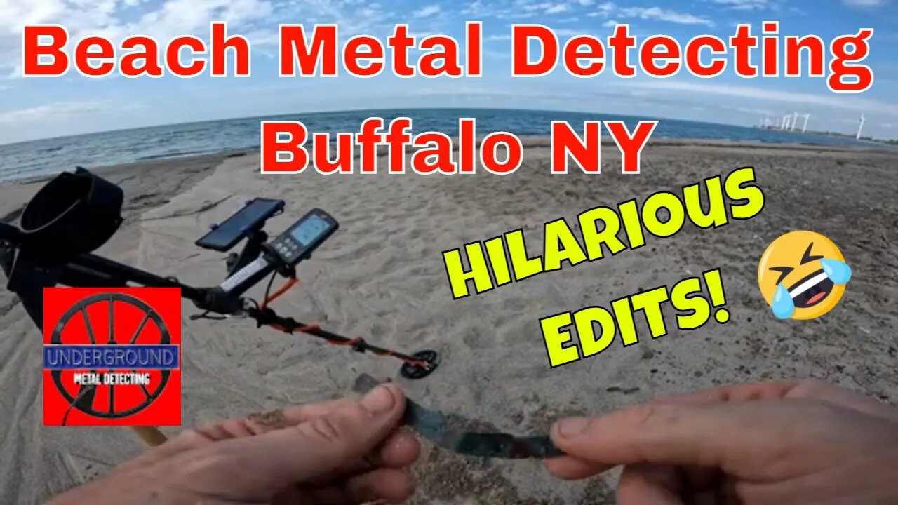 Beach Metal Detecting - Woodlawn Beach, Buffalo NY - fun edits!