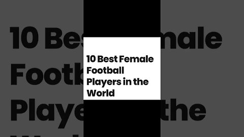 10 Best Female Football Players in the World #footballshorts #football #footballplayer #footballgame