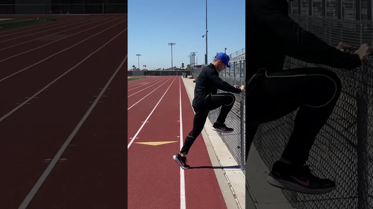 A better wall drill variation for sprinters.