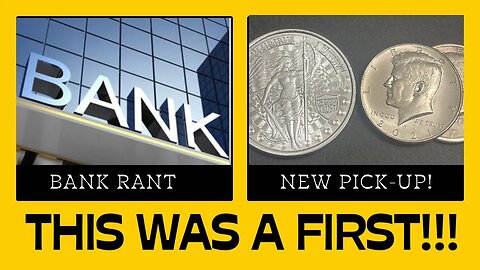 🥰 🤍 I This Round!! & My Bank Experience #CutSawMint #Silver #bank