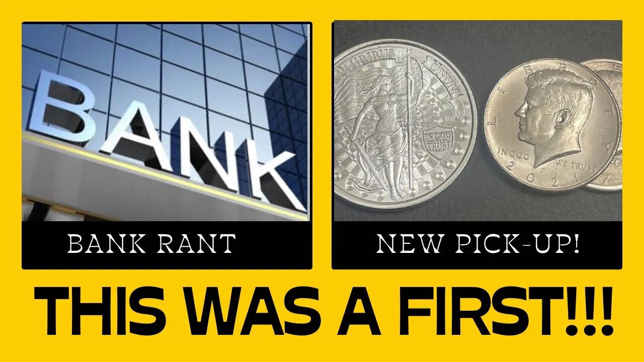 🥰 🤍 I This Round!! & My Bank Experience #CutSawMint #Silver #bank