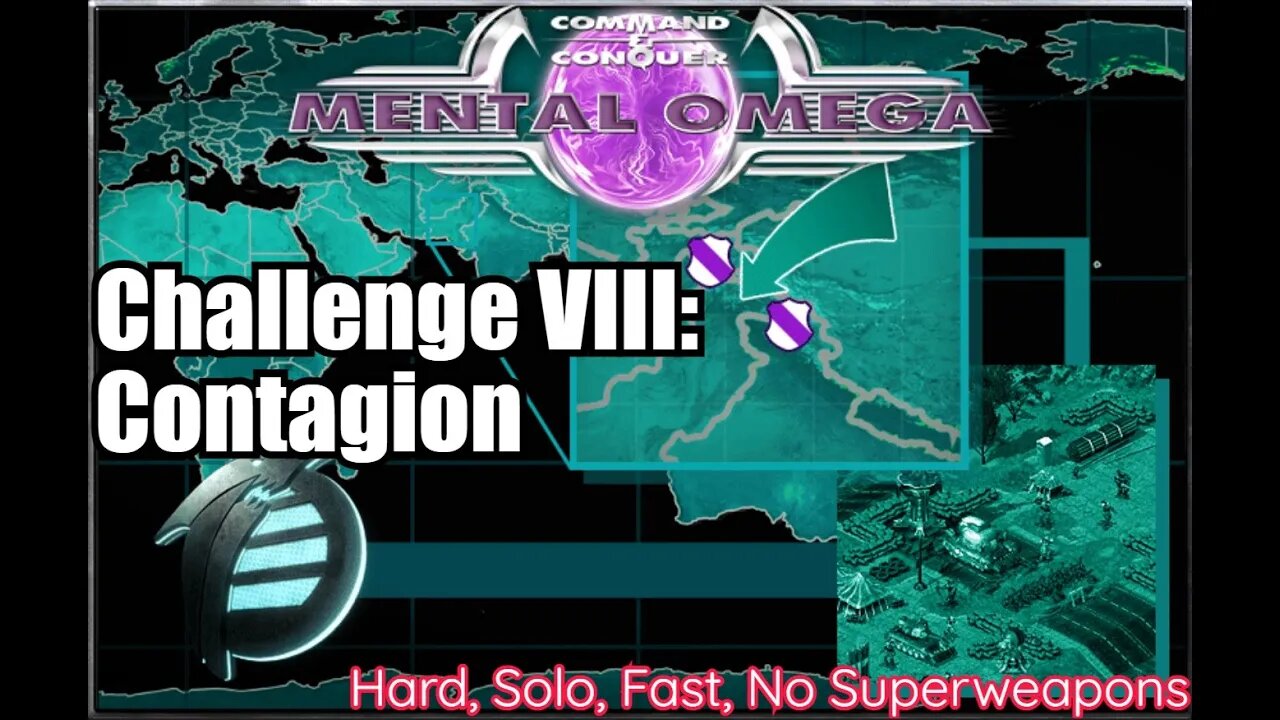 Mental Omega - Challenge VIII: Contagion - Hard, Solo, Fast, No Superweapons