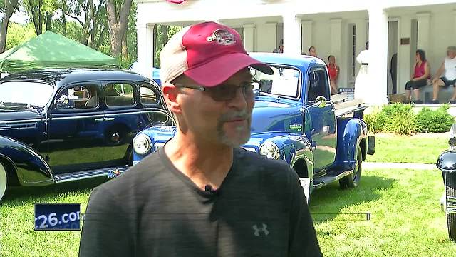 Vintage car show in Kaukauna