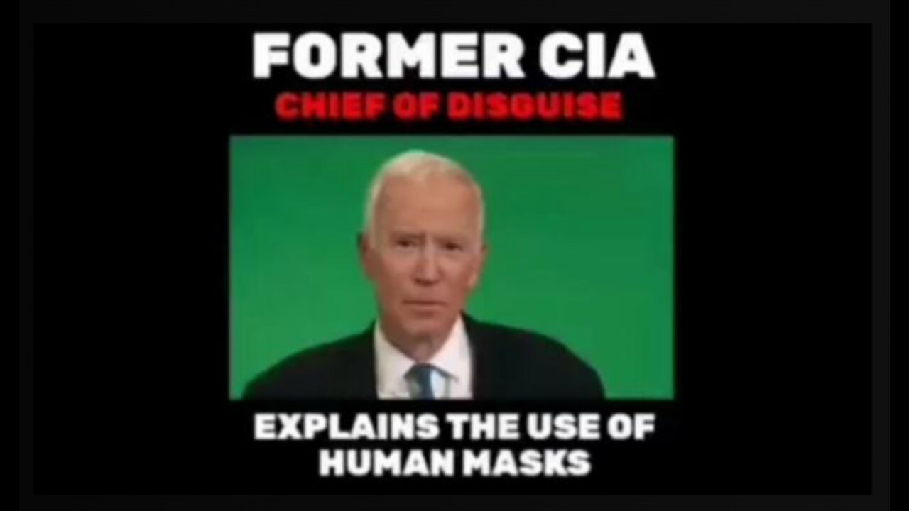 Former CIA Chief of Disguise- The Use of Human Masks