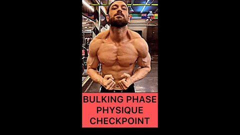 BULKING PHASE PHYSIQUE CHECKPOINT #shorts