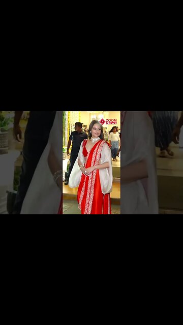 "Bas.." says Sonakshi Sinha as paps ask her to wait & pose; asks Huma Qureshi to pose😱 #shorts