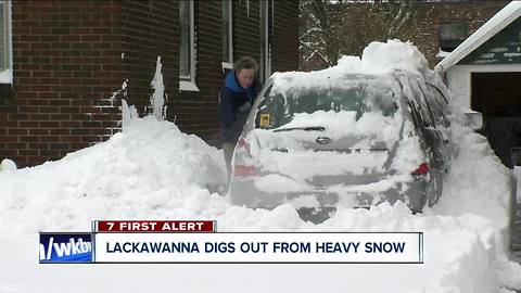 Lackawanna snow dig out