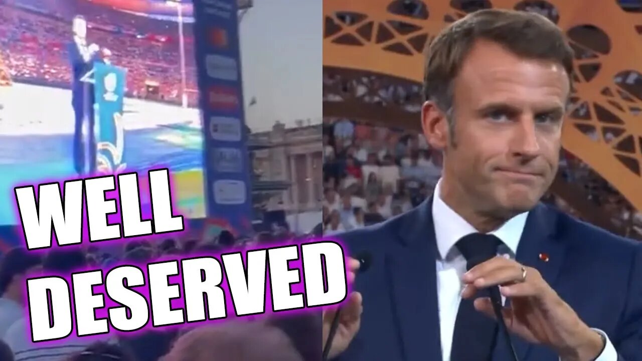 Macron gets BOOED into OBLIVION