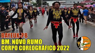 CORPO COREOGRÁFICO 2022 - BANDA MARCIAL NOVO RUMO 2022 NO DESFILE CÍVICO DE BAYEUX-PB. 2022