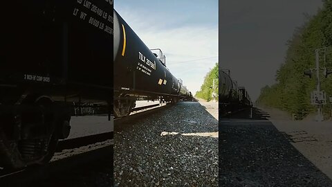eastbound mix at Carney's Crossing. #shorts #trains #train # #reals