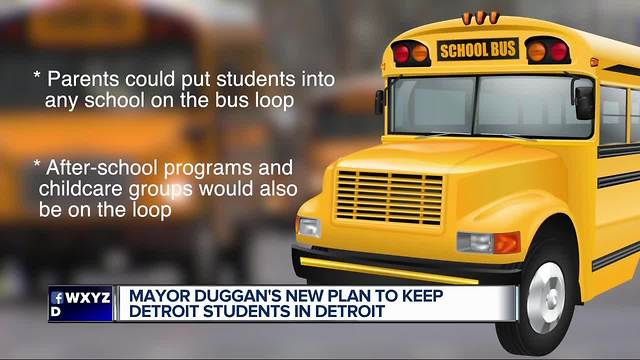 New bus loop plans to keep students in Detroit