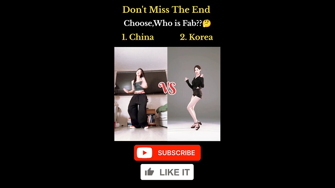 China vs Korea: Talented Beautiful Dancer Girls! Who is Fabulous? 💃✨