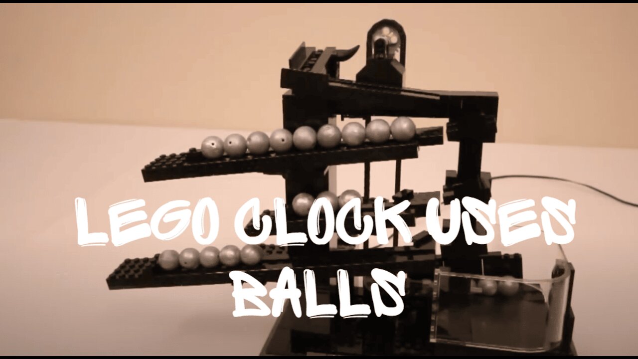 This LEGO Clock Uses Balls to Keep Time – It’s Genius!