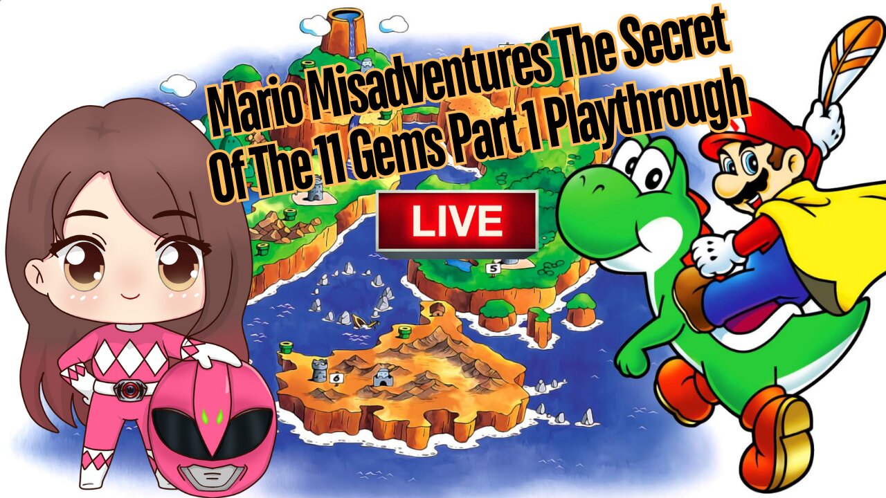 🔴-LIVE- {PNG/VTuber} Jedi Ranger Mario Misadventures The Secret Of The 11 Gems Part 1 Playthrough