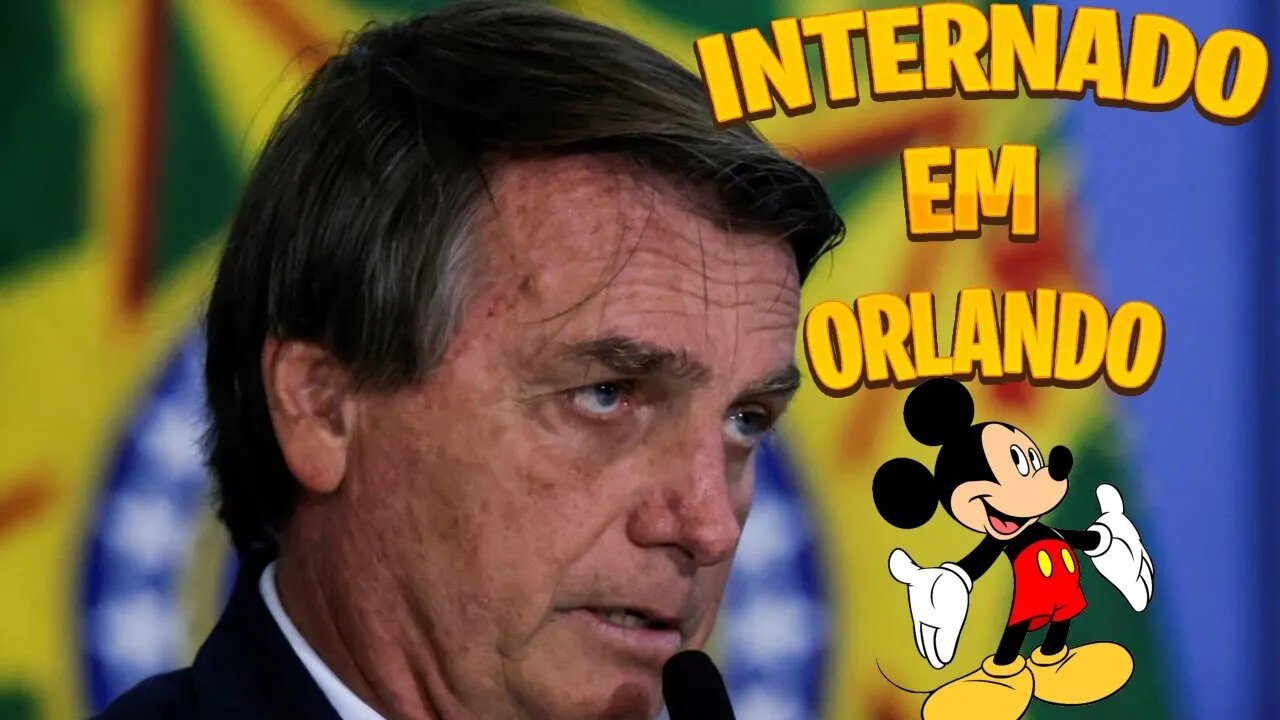 BOLSONARO ACABA DE SER INTERNADO EM ORLANDO