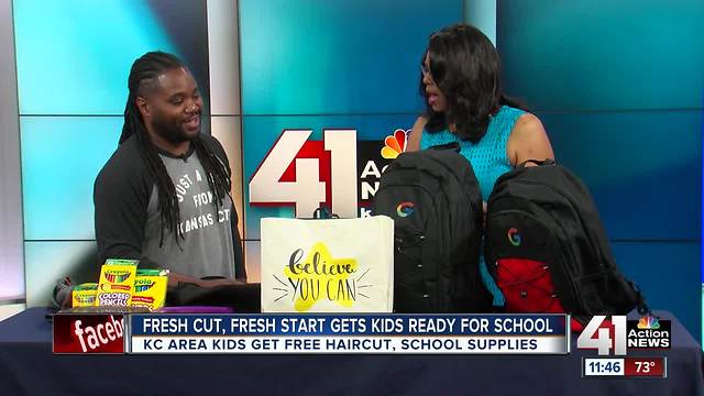 'Fresh Cut, Fresh Start' gets kids ready for school