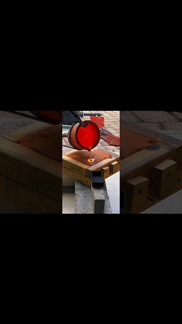 #sandcasting #metalcasting #melting #belgium #devilforge #scrapping