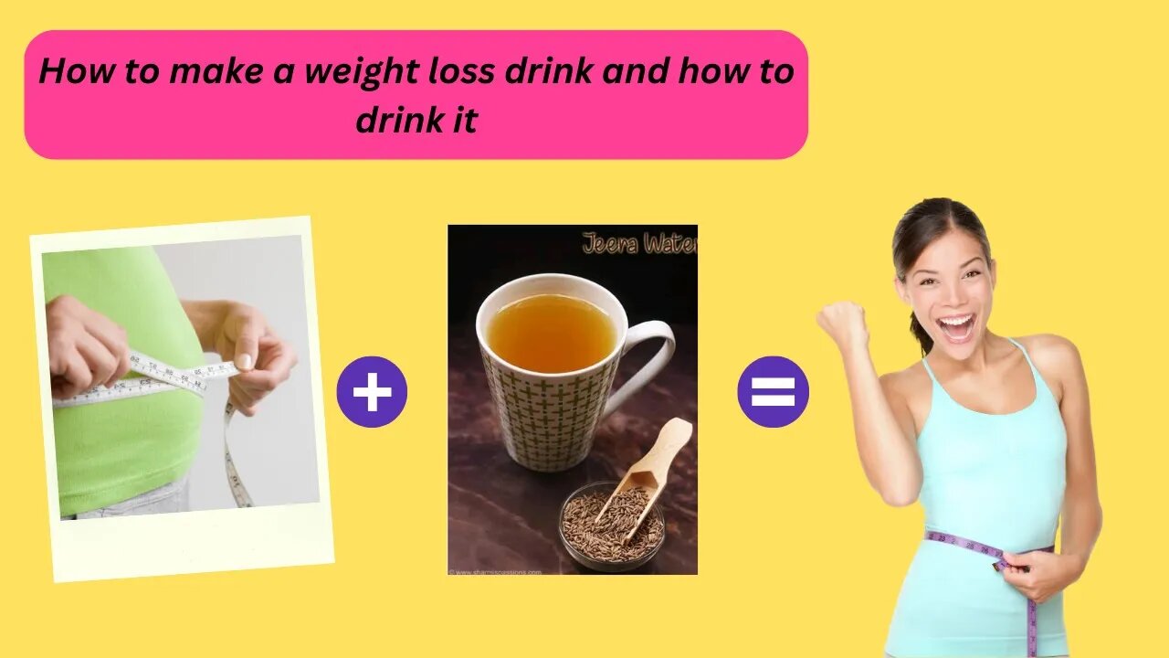 How to make a weight loss drink and how to drink it