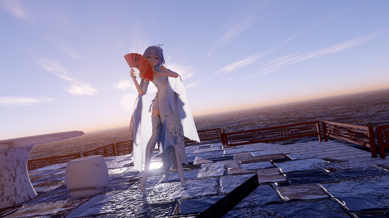 【MMD】寄明月 洛天依