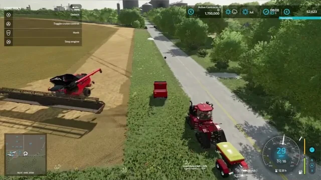 Farming Simulator 22 - Episode 26 (Harvesting and Buying Some Cows)
