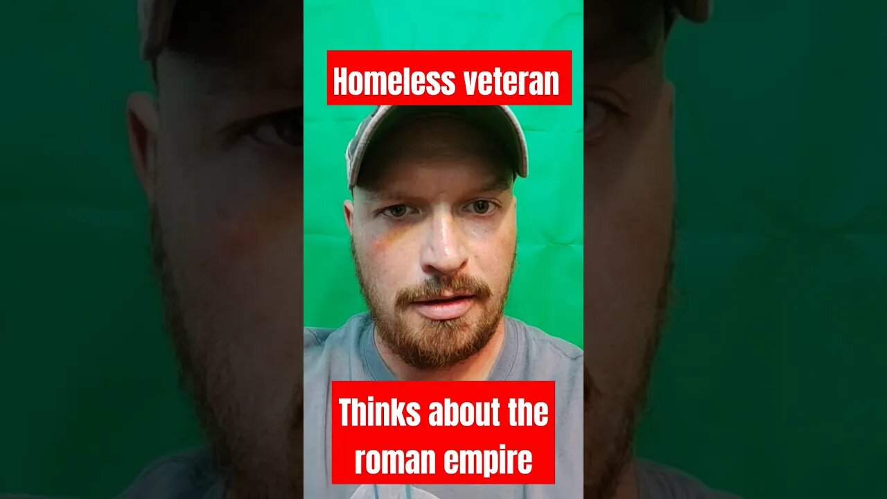 How often does homeless veteran think of the Roman empire? #shorts #rome #romanempire #men #trending