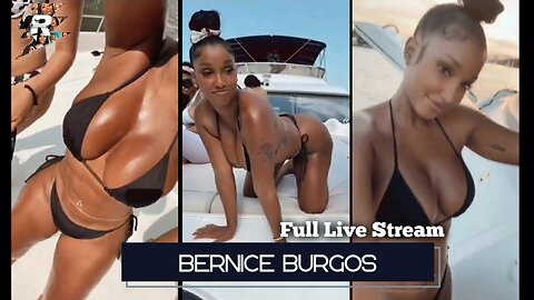 Bernice Burgos Twerking on boat with friends