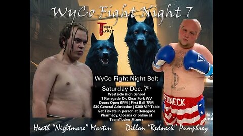 AMATEUR BOXING TITLE BOUT!!! NIGHTMARE vs. REDNECK!!!