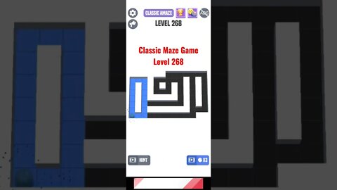 Classic Maze Game Level 268. #shorts