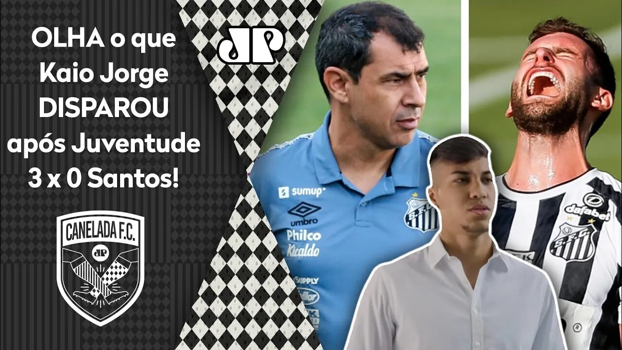 INGRATO? Kaio Jorge IRONIZA o Santos e gera REVOLTA após 3 a 0 do Juventude!