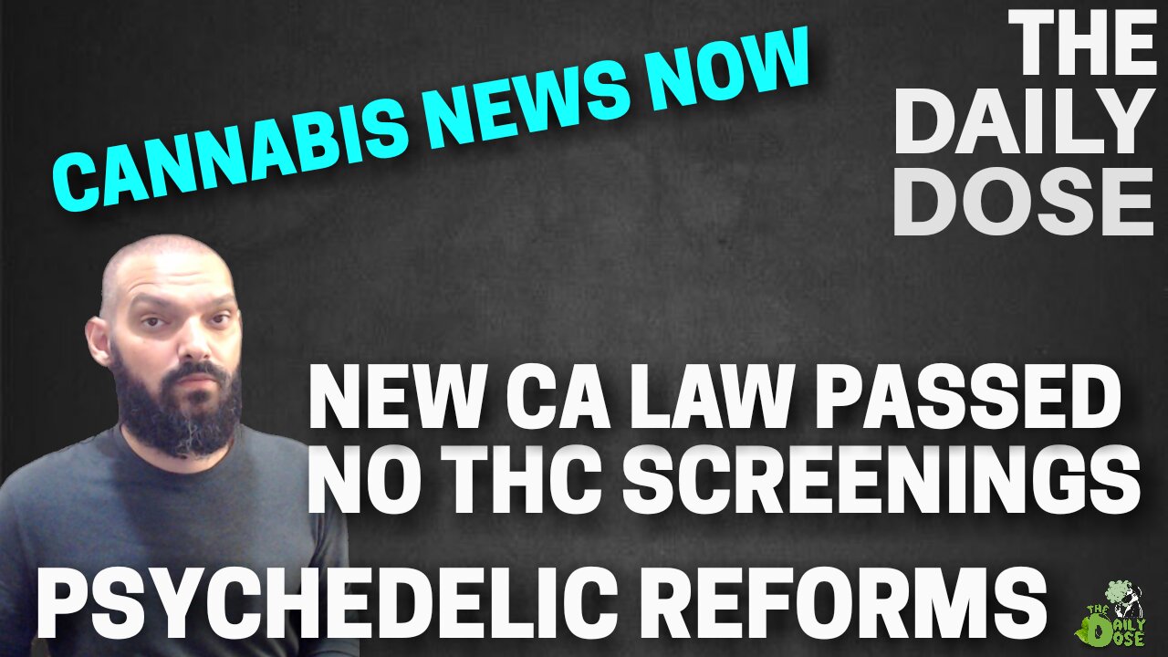 Cannabis News Now: California Bans THC Drug Screening For Jobs Proposes New Testing Methods Instead