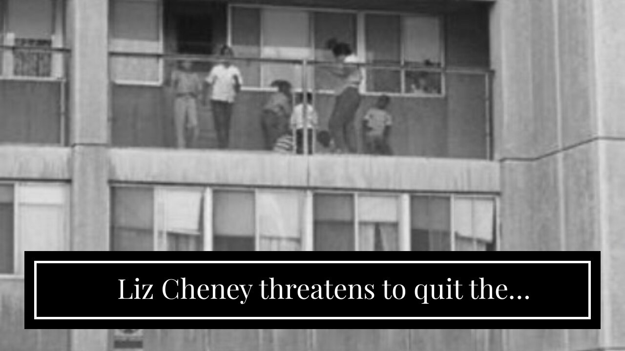 Liz Cheney threatens to quit the republican party…