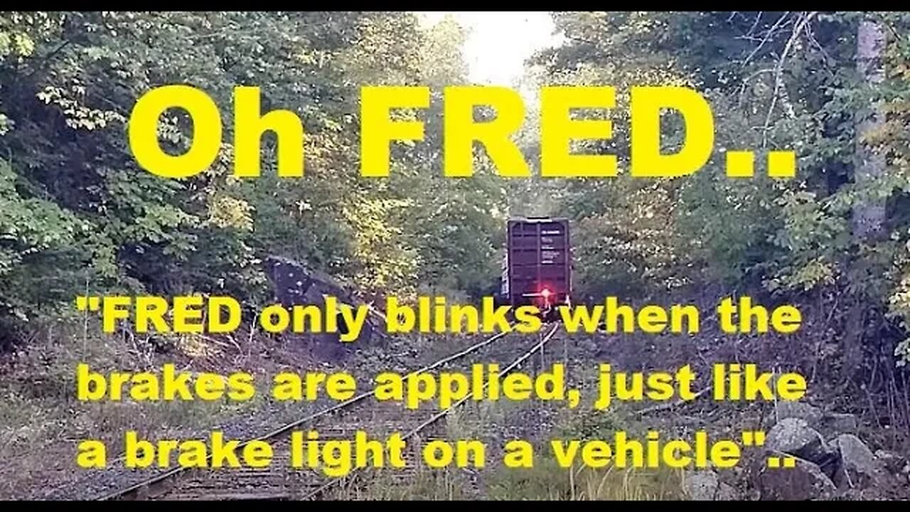 Some Peoples Children... FRED Only Blinks With Brakes Applied? #trains #trainvideo | Jason Asselin