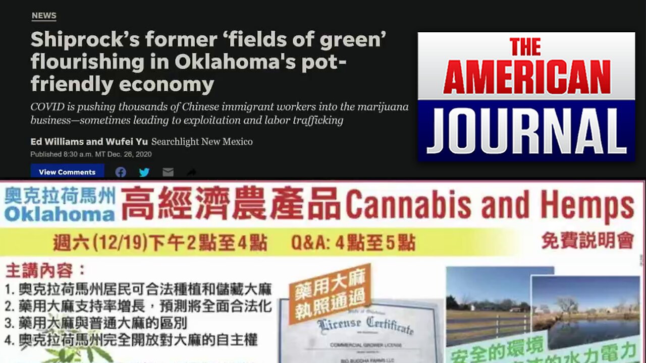 Chinese Companies Dominating Oklahoma’s Legal Marijuana Industry