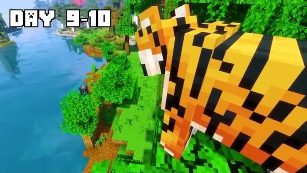 I Survived 100 DAYS as a GORILLA in HARDCORE Minecraft! ### 10