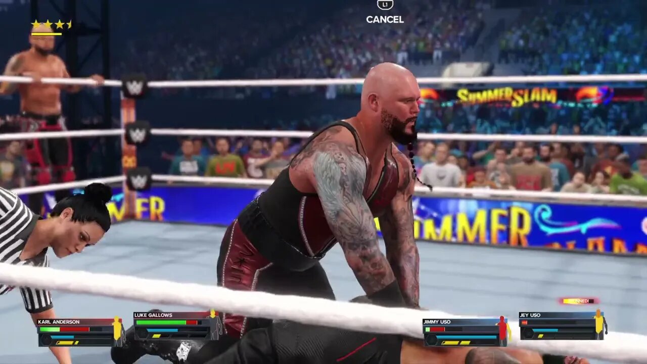 WWE 2K23: The O.C. Vs. The Usos (Legend Difficulty)