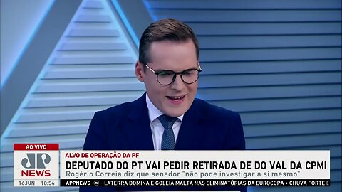 Deputado do PT vai pedir retirada de Marcos do Val da CPMI do 8 de janeiro