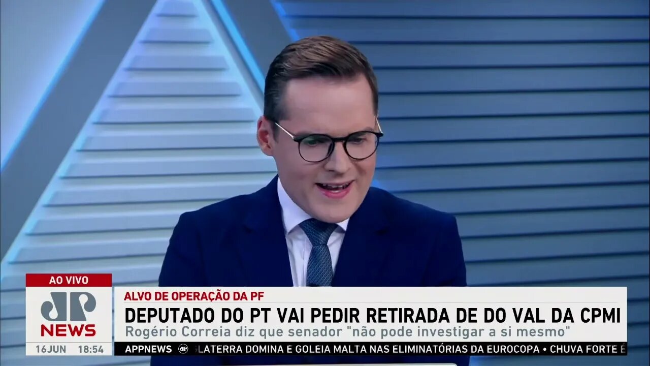 Deputado do PT vai pedir retirada de Marcos do Val da CPMI do 8 de janeiro