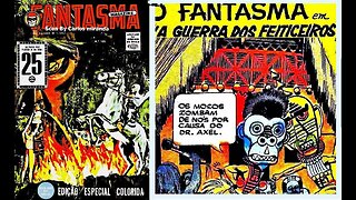 O FANTASMA 105 EM A HISTORIA A GUERRA DOS FEITICEIROS #museudogibi #gibi #quadrinhos #historieta