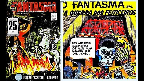 O FANTASMA 105 EM A HISTORIA A GUERRA DOS FEITICEIROS #museudogibi #gibi #quadrinhos #historieta