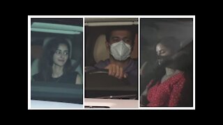 Katrina Kaif, Vicky Kaushal, Ananya Panday & other celebs attend a party at Karan Johar's house