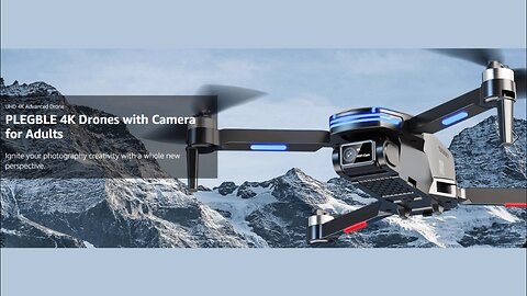 Drones with Camera for Adults 4K Brushless Motor Drone for Kids Beginners